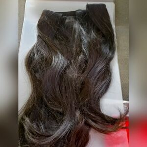 Bellami Volume Weft Sew In Hair Extensions Dark Brown 20"L